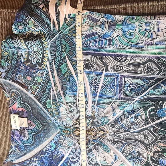 Chico's Beaded Boho Blouse - Picture 8 of 10